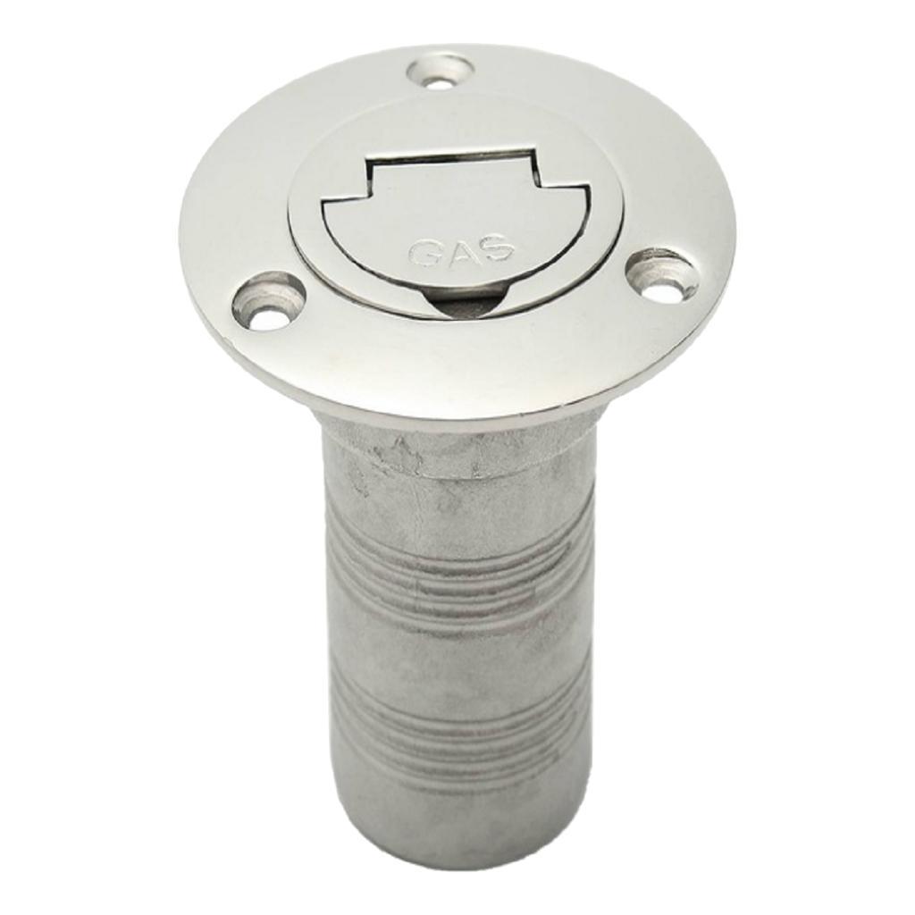 Ø 50 Mm Top Filler Gas Filler Neck with Tank Cap, Stainless Steel 316,