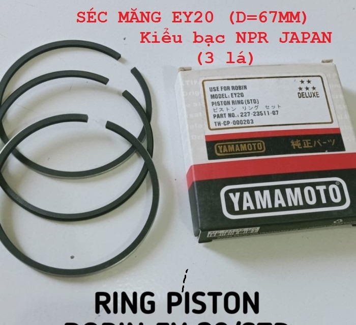 Piston séc măng máy Ro-bin EY15 EY20