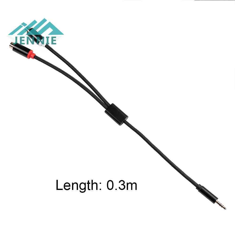 Cáp Chia Âm Thanh RCA 3.5mm Sang 2RCA Cho TV / PC / DVD