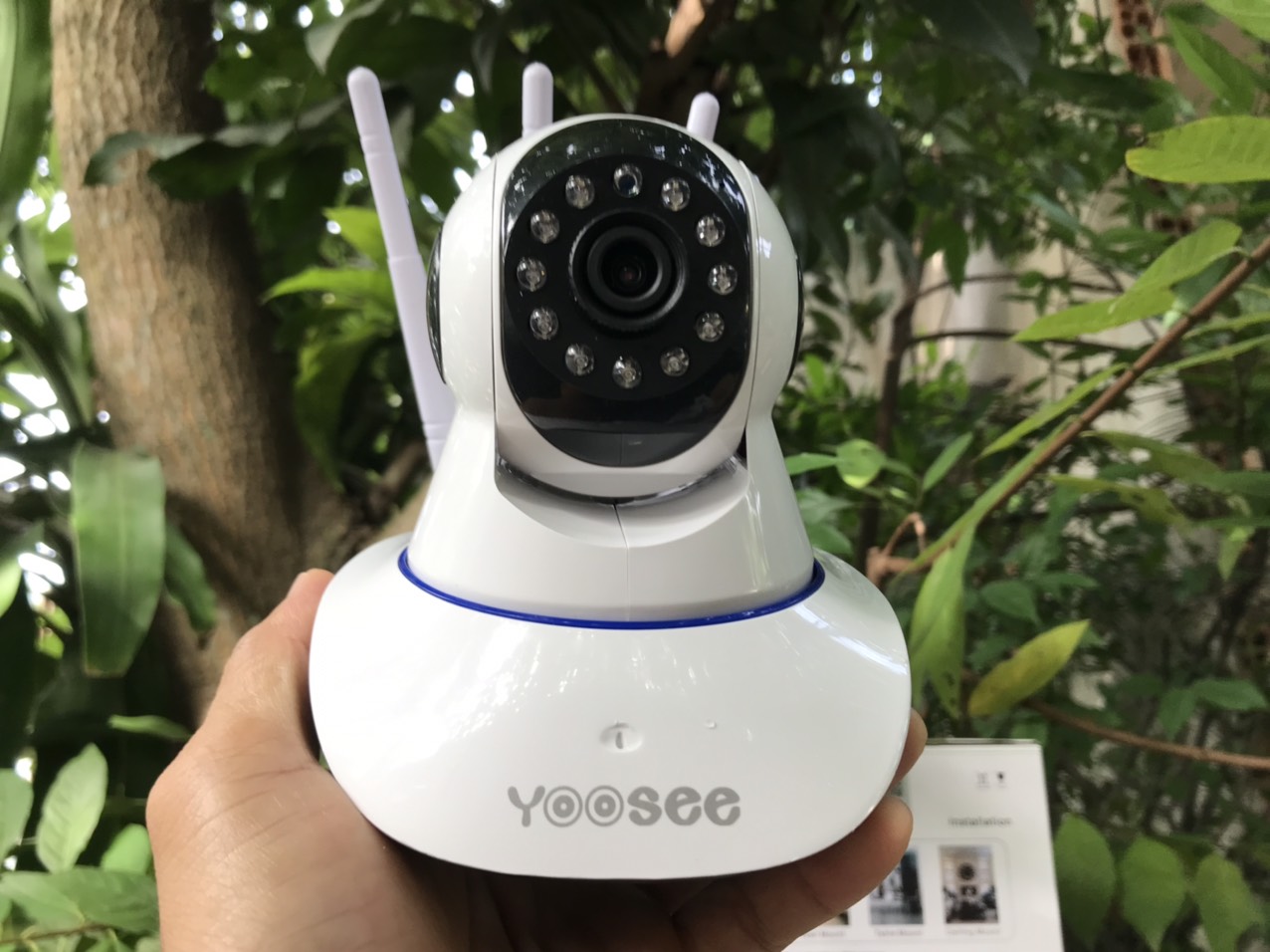 Camera wifi YooSee 3 râu 4 led HD-720P NN34 - Hàng chính hãng