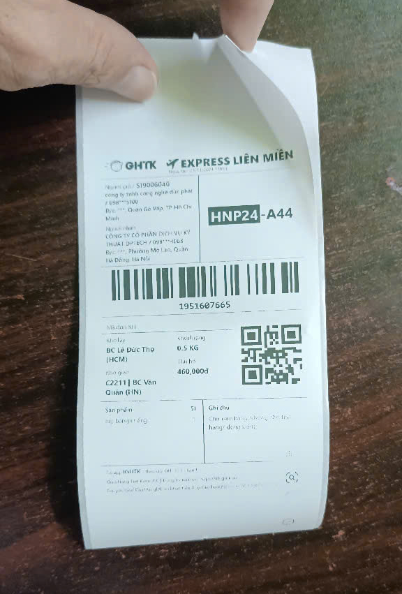 Giấy Decal Nhiệt Liên Tục Có Keo, In Xong Lột Dán Gửi Hàng, Bản Rộng 75mm, Cuộn Giấy Dài 30 Mét, Dùng Cho Máy In Nhiệt, Máy In Hoá Đơn Có Dao Cắt Để In Vận Đơn Gửi Hàng( Hàng Nhập Khẩu)