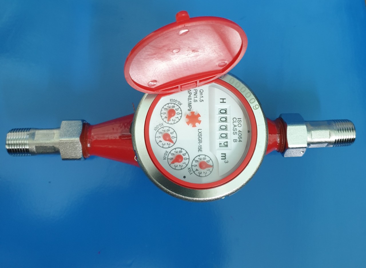 Đồng hồ nước nóng lạnh Water Hot Meter Works bảo hành 1 năm