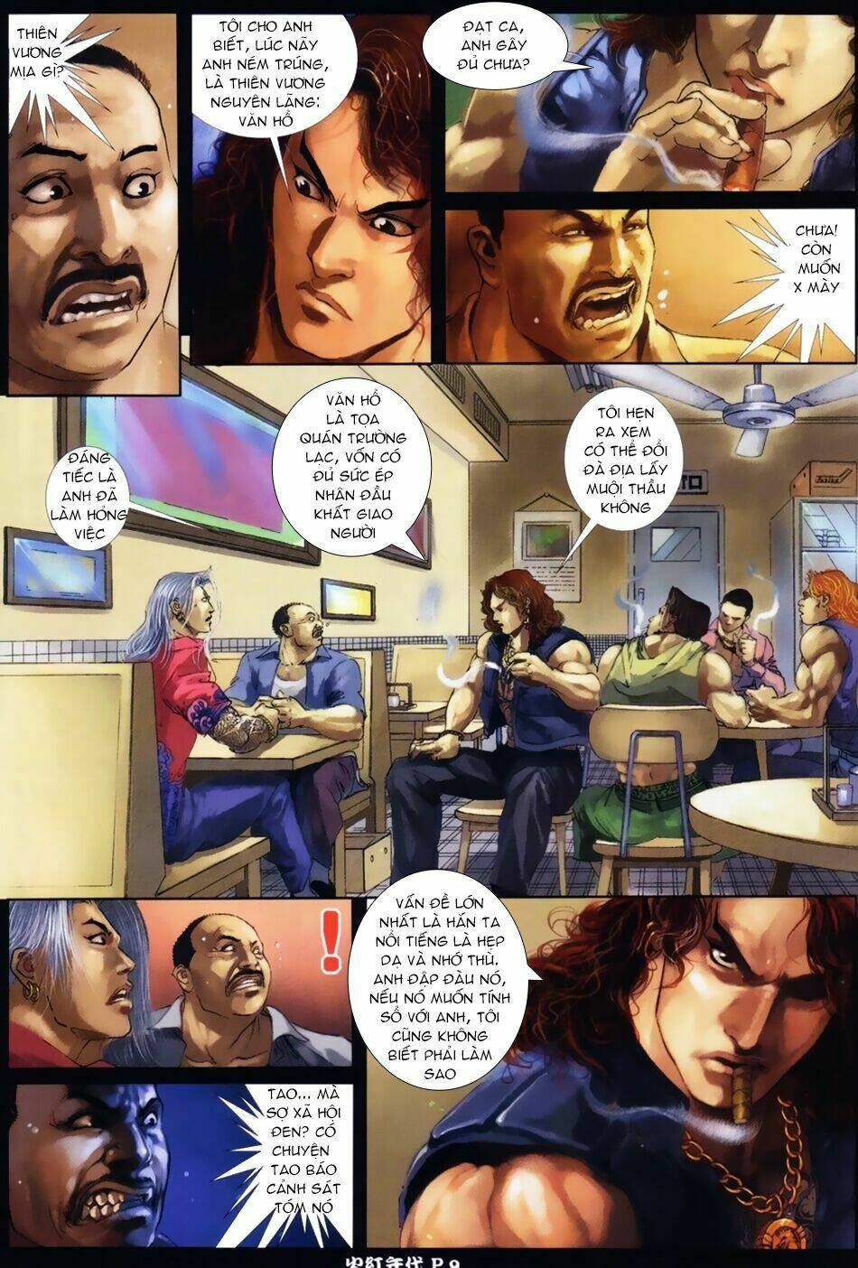 hỏa hồng niên đại hắc cốt đường chapter 13 8