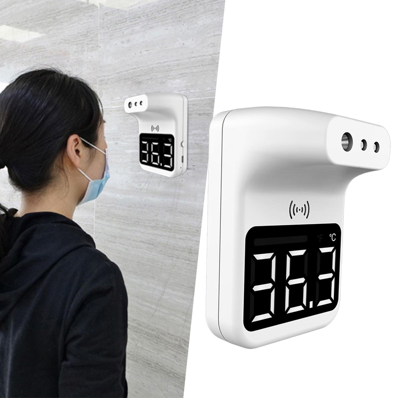 Wall-Mounted Infrared No-Contact Body Thermometer Temperature for School