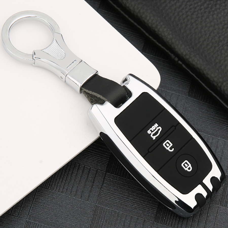 Ốp chìa khóa kia k3, ốp chìa khoá kia seltos, optima, sendona, sorento, chất liệu metal cao cấp, bảo vệ smartkey tuyệt đối, kiểu dáng sang trọng và hiện đại, tặng kèm miếng silicon chống nước