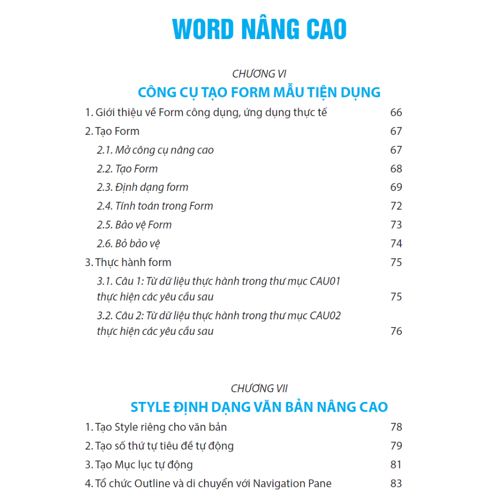 Combo 2 sách Word và 90 Hàm Excel Thông Dụng ĐÀO TẠO TIN HỌC Chuyên Ứng Dụng Văn Phòng