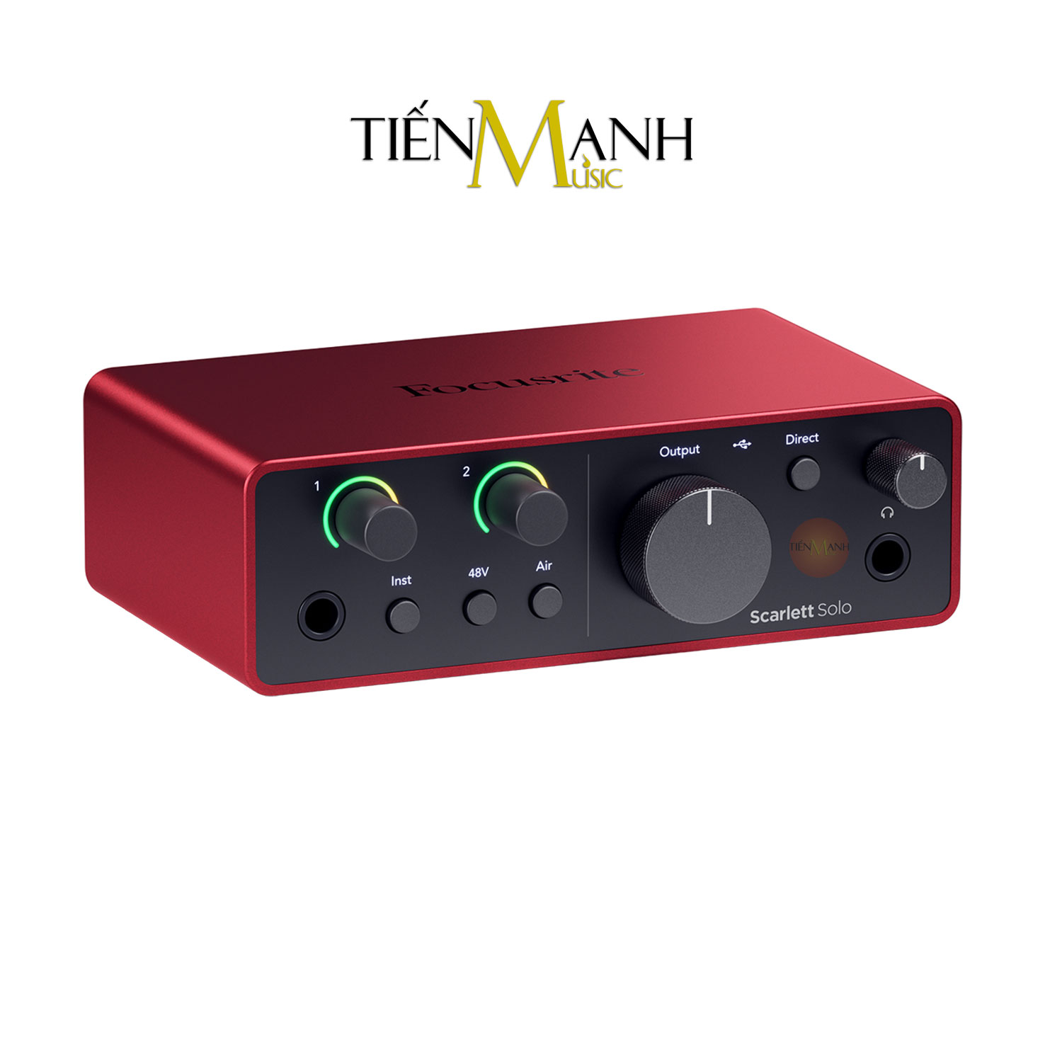 [Tặng Cable, BH 3 Năm] Focusrite Solo Gen 4 Sound Card Âm Thanh Scarlett - Focus USB Audio SoundCard Gen4 Hàng Chính Hãng