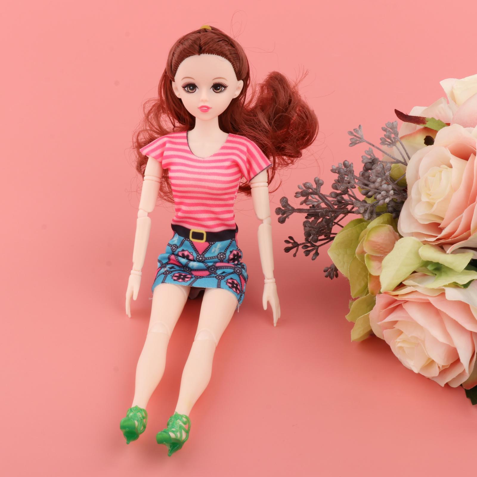 12 Inch 1/6 BJD Doll DIY Toys Full Set Clothes Shoes Gift for Girls