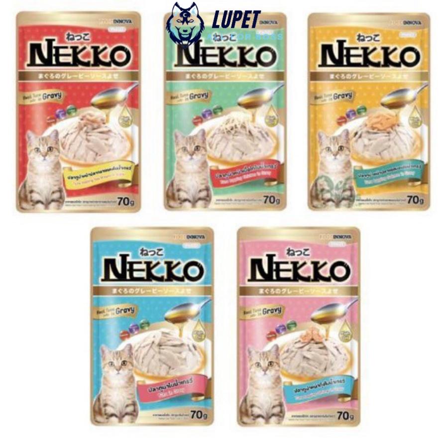 Combo 11 gói pate Nekko dành cho mèo lớn các vị gói 70g