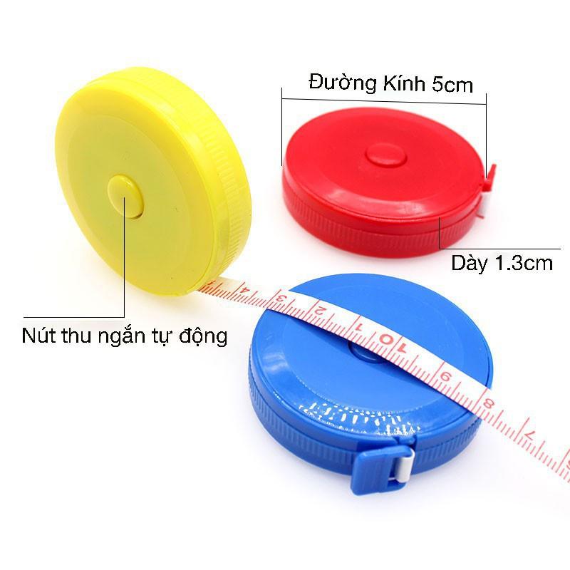 Thước dây cuộn rút tự động 1m5
