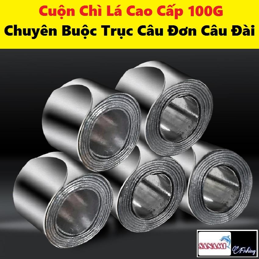 Cuộn Chì Lá 100g Chuyên Câu Buộc Trục Câu Đơn, Câu Đài,...- SANAMI FISHING STORE