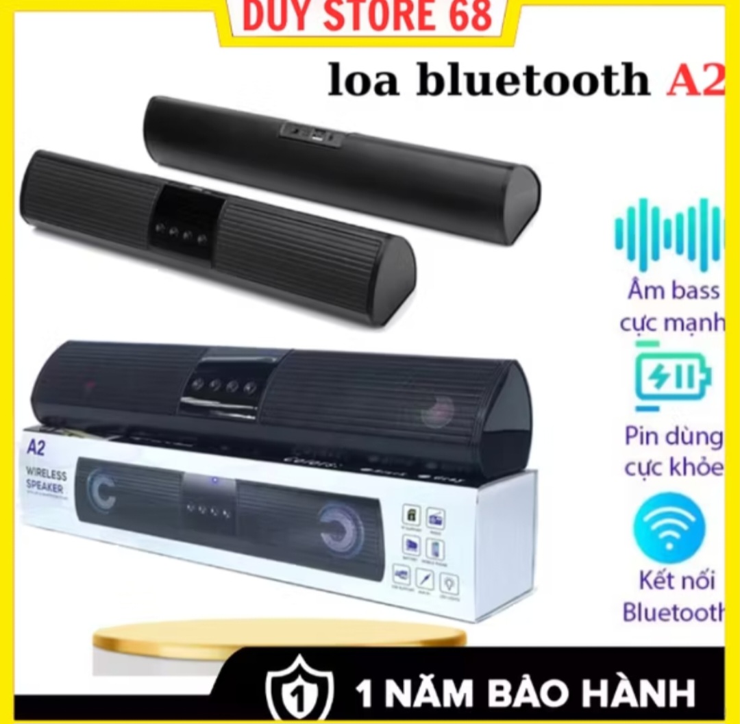 1 LOA NGHE NHẠC A2 KẾT NỐI BLUETOOTH PIN KHỦNG ÂM THANH CỰC HAY MẪU MỚI