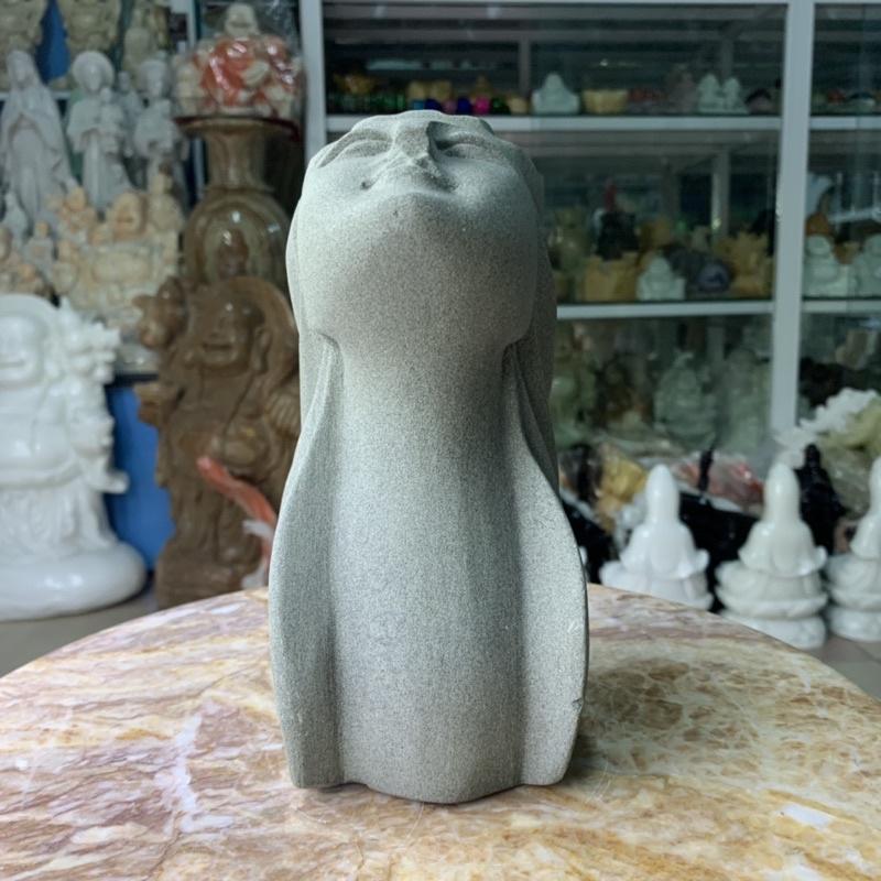 Tượng Nghệ Thuật “Cô Gái” đá Sa Thạch - cao 20.5cm