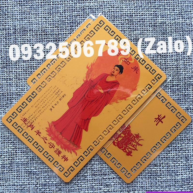 Kim Bài 12 Con Giáp Phật Bản Mệnh - TUỔI MÙI - NHƯ LAI ĐẠI NHẬT BỒ TÁT - Đã Khai Quang