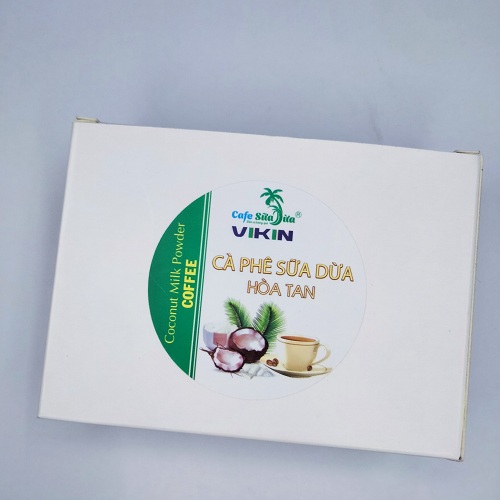 CÀ PHÊ SỮA DỪA HỘP 6 GÓI