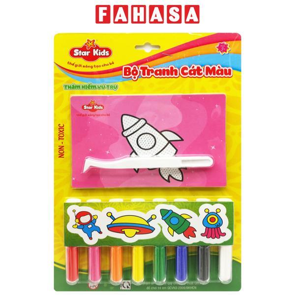 Bộ Tranh Cát Màu Thám Hiểm Vũ Trụ - Star Kids K-507