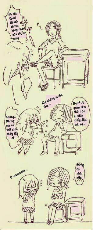 đại chiến titan - doujinshi về các cô gái chapter 38 1