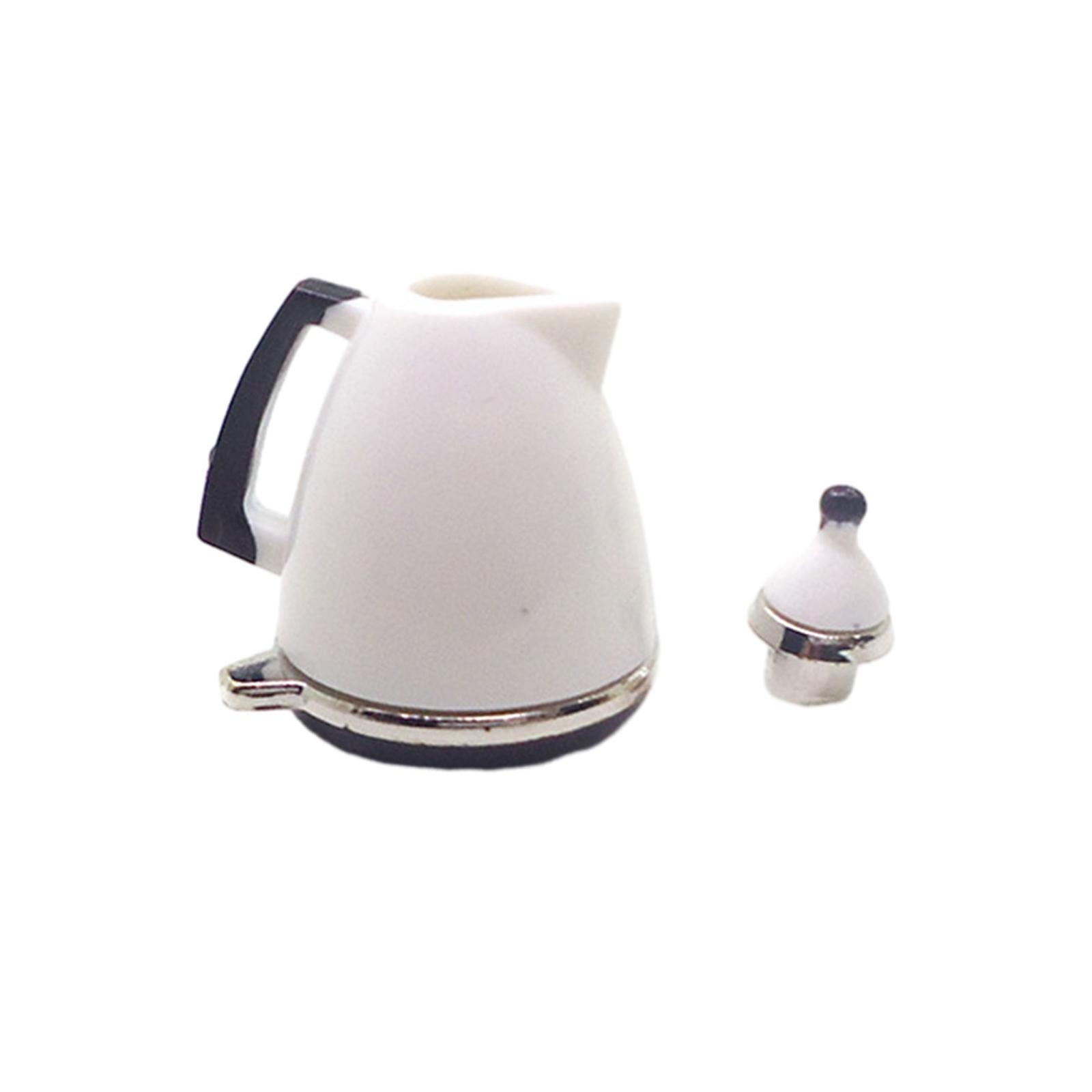 Dollhouse Miniature Kettle Mini Teapot Model for House Model Micro Landscape