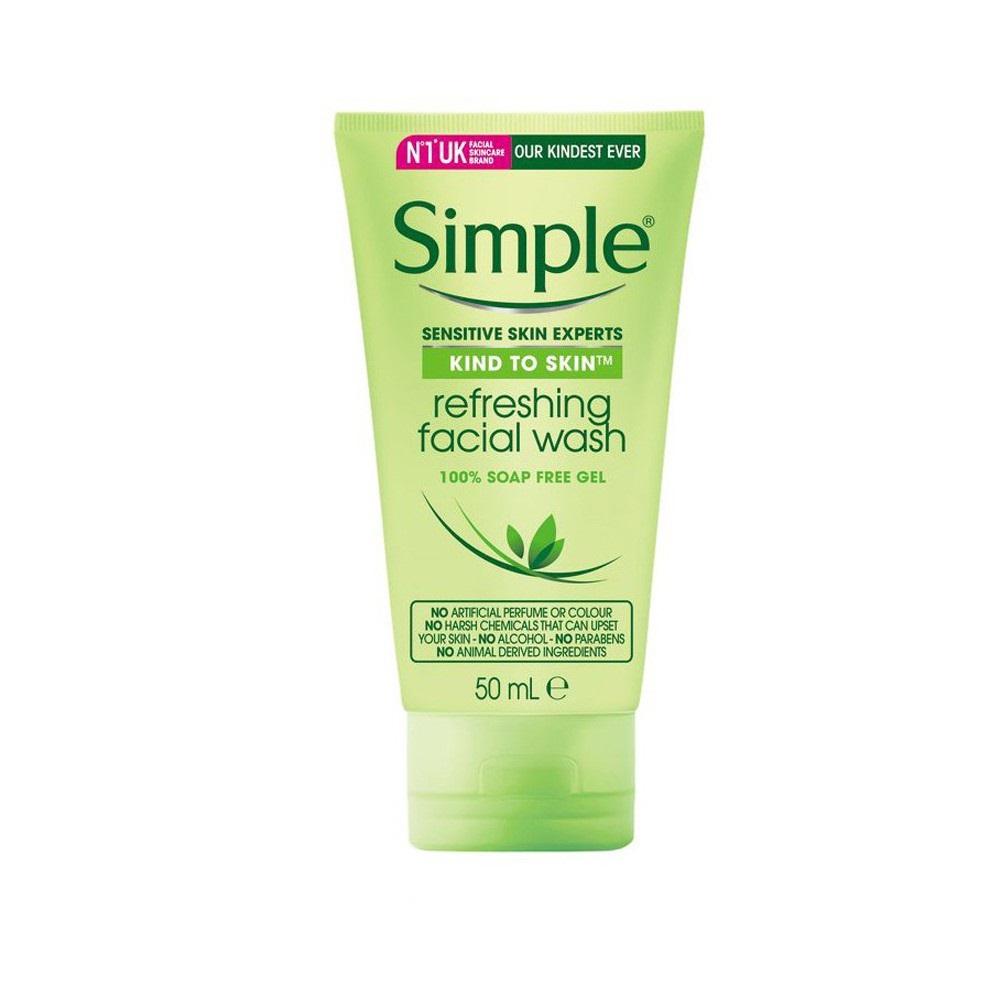 Simple Kind To Skin Refreshing Facial Wash - Sữa Rửa Mặt Dịu Nhẹ Cho Da Nhạy Cảm