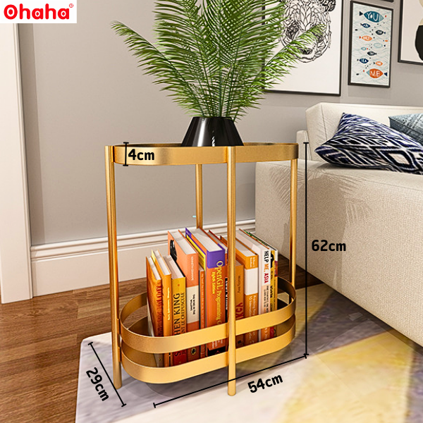 KỆ TRANG TRÍ PHÒNG KHÁCH SANG TRỌNG CAO CẤP OHAHA - KTT028
