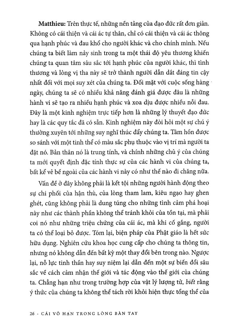 Sách Khoa Học Khám Phá - Cái Vô Hạn Trong Lòng Bàn Tay (Tái Bản)