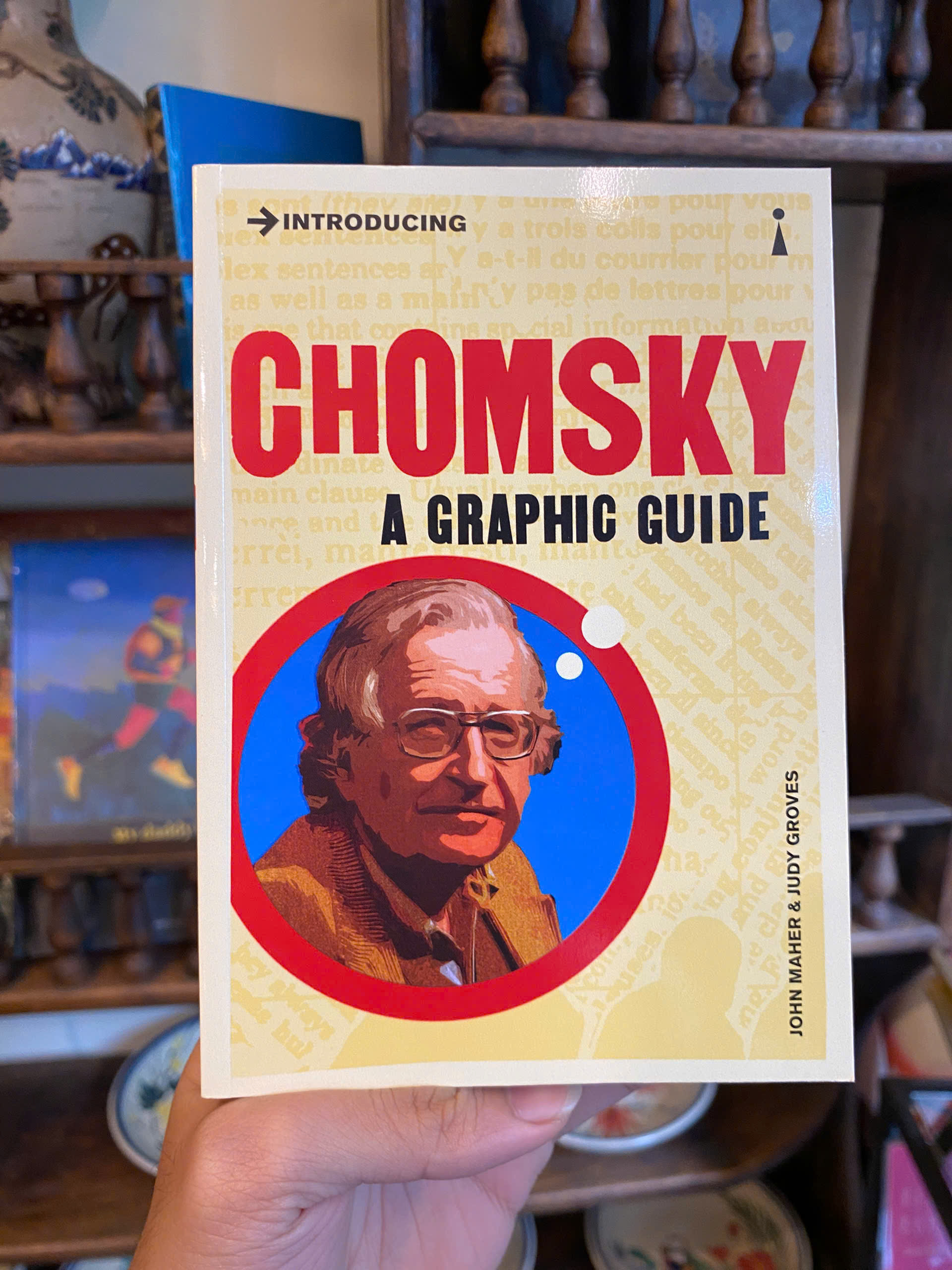 Sách - Introducing Chomsky: A Graphic Guide by John Maher | Philosophy Nonfiction / Ngoại văn