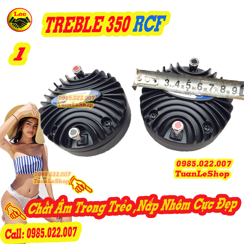 01 TREBLE  350 R C F NẮP NHÔM + TẶNG TỤ 2,2MF – LOA TREBLE 350 NẮP NHOM