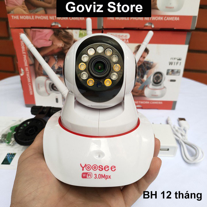 Camera Yoosee Trong Nhà Thế Hệ Mới Ban Đêm Có Màu, Đàm Thoại Hai Chiều Full HD 1080P-Hàng Nhập Khẩu