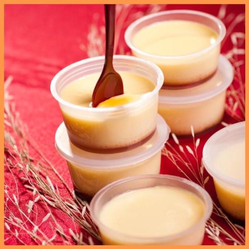 10 Hũ nhựa làm bánh flan, caramen, rau câu, sữa chua ( hộp có nắp đậy)