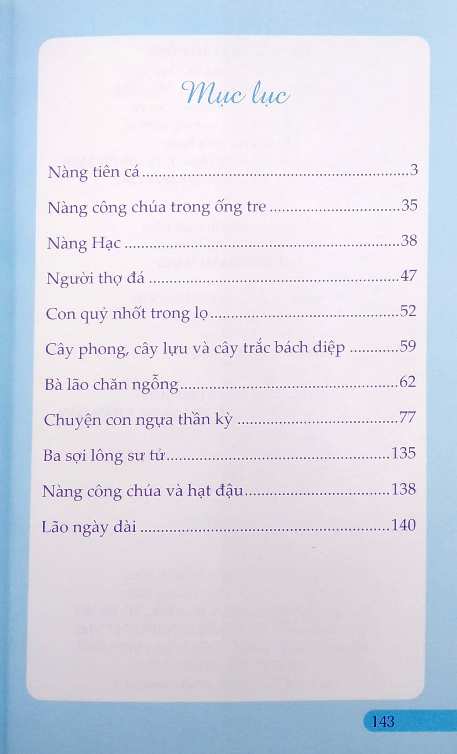 Truyện Cổ Tích Thế Giới Hay Nhất - Nàng Tiên Cá