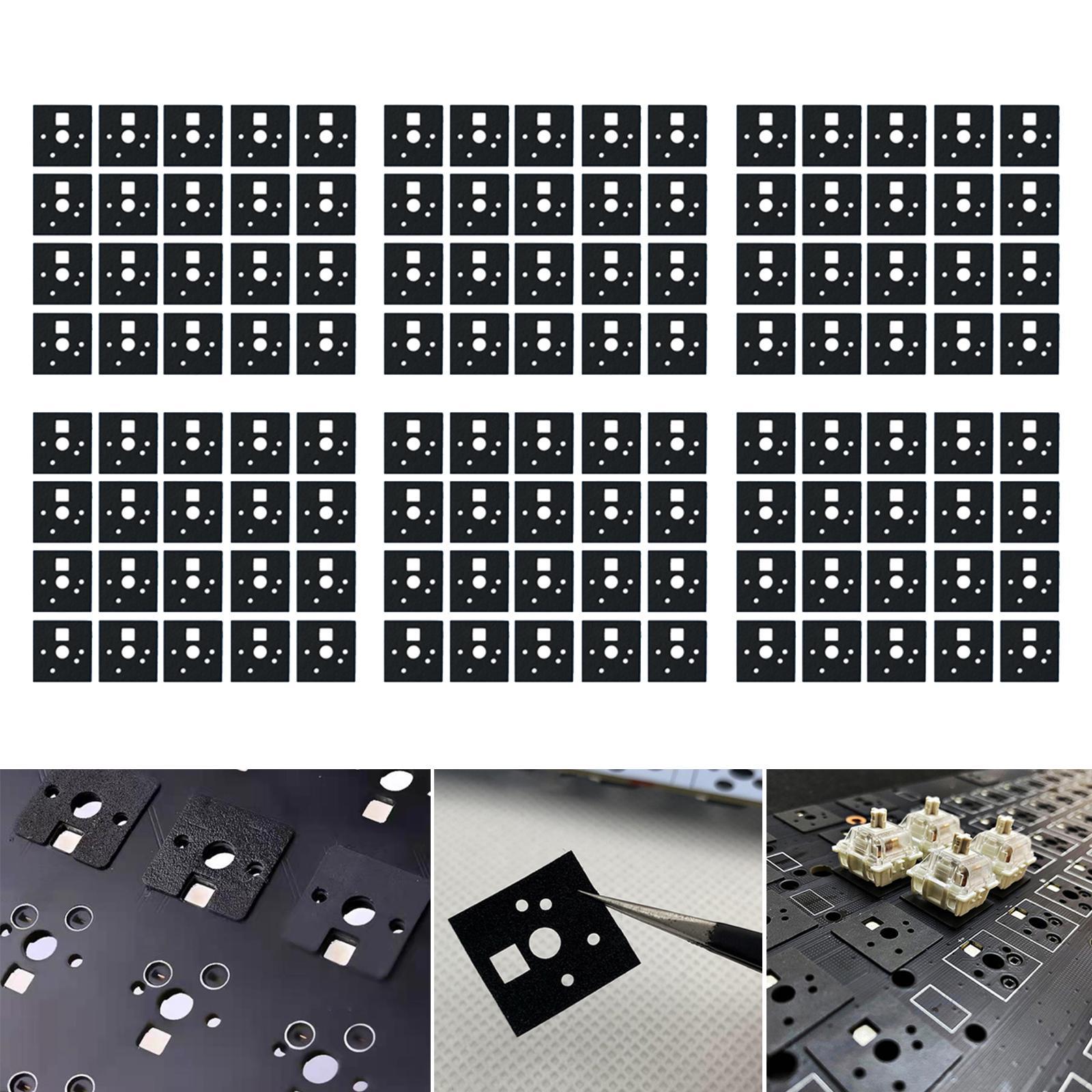 120 Pieces Keyboard Switch Pads Parts Universal for Hot Swappable Keyboard