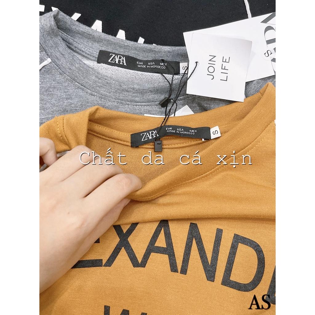 BỘ NỈ ALEX WANG 3M CHO NỮ