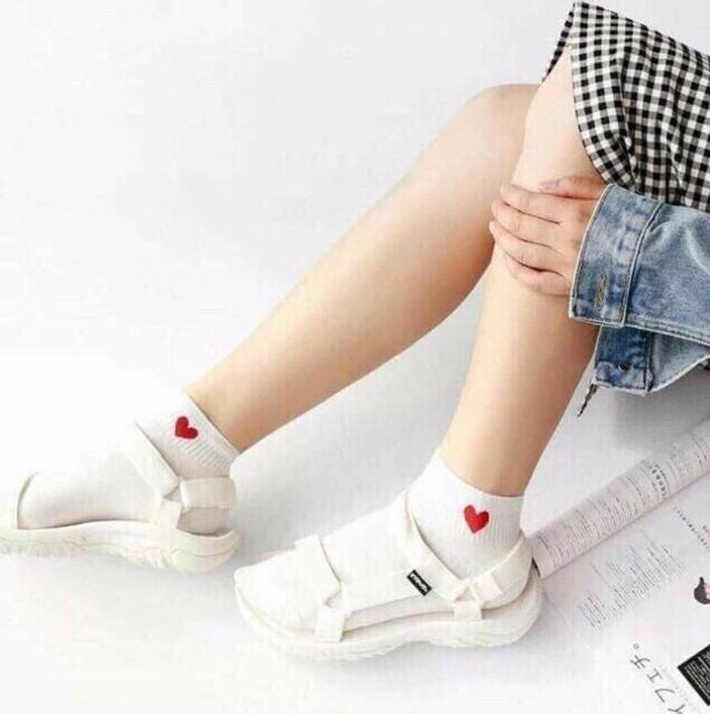 ComBo 10 Đôi Tất Trái Tim Siêu Xinh