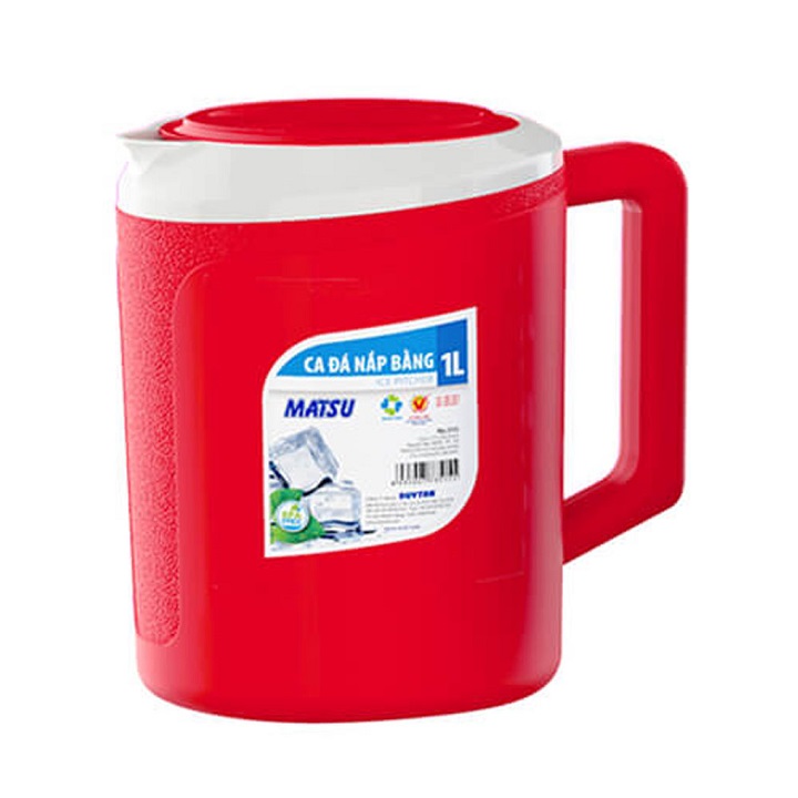 Combo 2 Ca đá nắp bằng 1 lít Duy Tân No.515 - Màu ngẫu nhiên