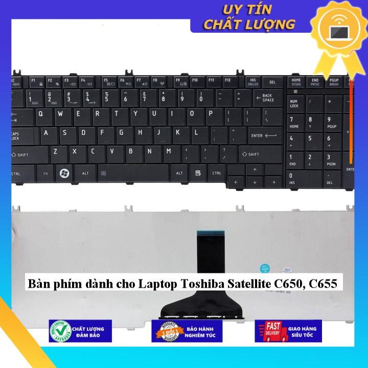 Bàn phím dùng cho Laptop Toshiba Satellite C650 C655 - Hàng chính hãng  MIKEY1535