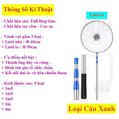 Vợt vớt Cá Hợp kim cao cấp đủ size siêu bền
