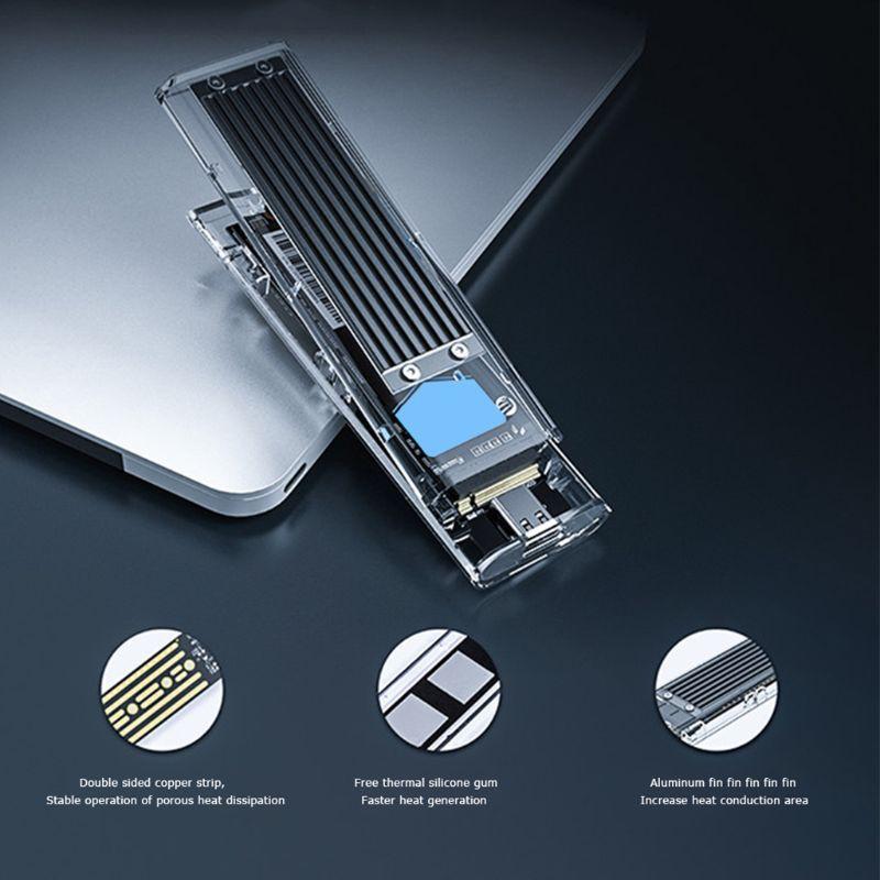 Vỏ Ổ Cứng Ngoài Orico Tcm2F-C3 For Ngff Sang Usb3.1 Type-C M.2 Ssd Hdd