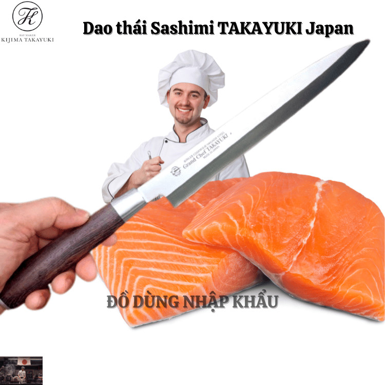 Dao thái lọc Sashimi TKYK cao cấp nhập khẩu từ Nhật Bản dài 40cm