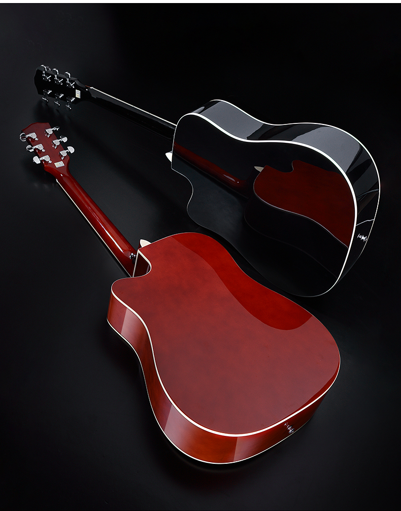 Đàn Guitar Acoustic Rosen G12 Màu Gỗ Dáng A G12NA Phân Phối Chính Hãng - Kèm móng gảy DreamMaker