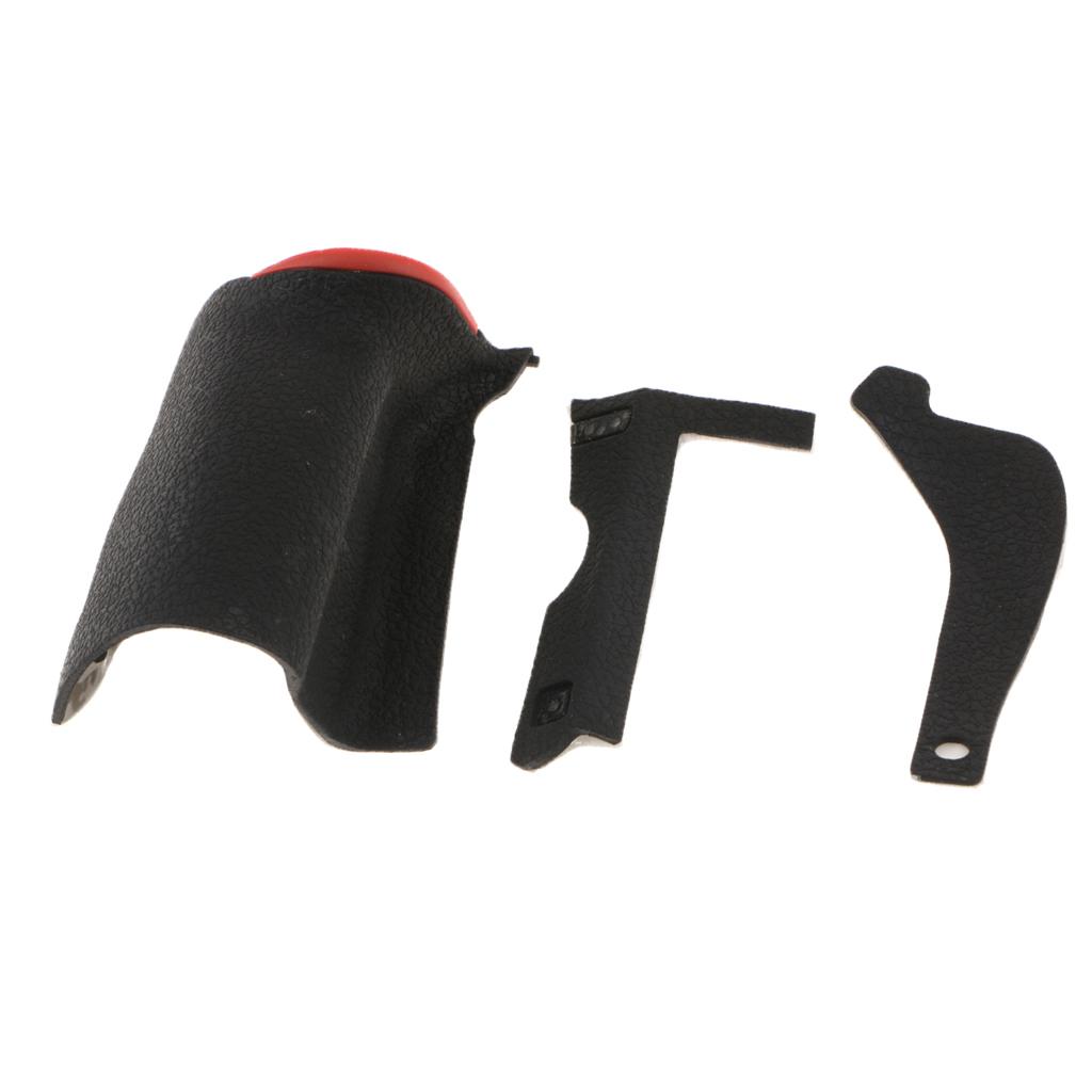 For  D750 3Pack Thumb/Grip/Side Rubber Cover Skin Lid Cap With Adhesive