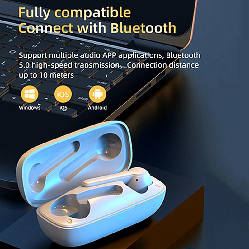 Bluetooth Tai Nghe 5.0 9D Stereo Tai Nghe Không Dây Bluetooth Tai Nghe Nhét Tai Loại Bỏ Tiếng Ồn Thể Thao Tai Nghe Có Micro