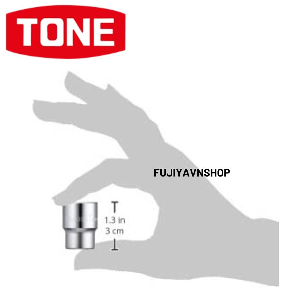 Đầu tuýp 6 cạnh ngắn Tone HP3S-17 ra đầu lục giác 17mm