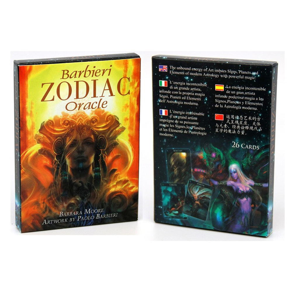 Bài Oracle Barbieri Zodiac 26 Lá Bài Đá Thanh Tẩy