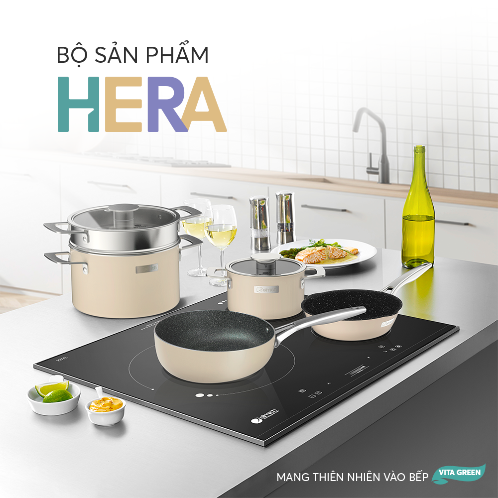 Chảo chống dính Full induction Elmich Hera