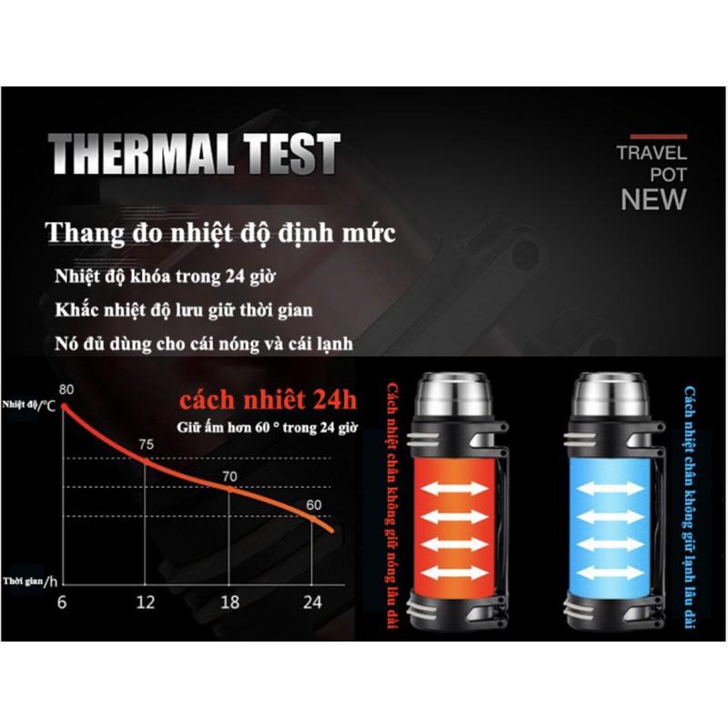 Nồi du lịch chân không THERMOS CUP 2000ml Cao Cấp