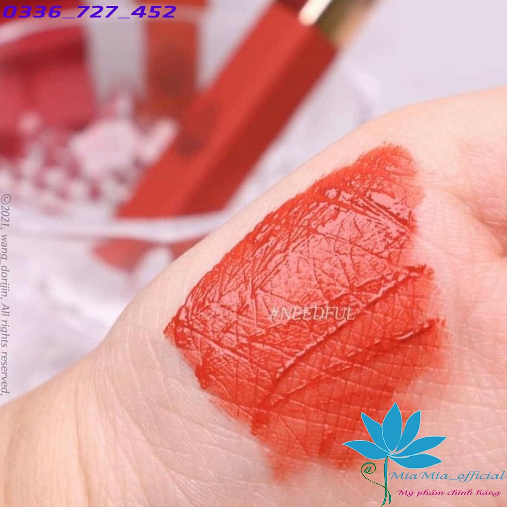 Son 3CE Cloud Lip Tint Needful Sắc Son Đỏ Gạch Thời Thượng