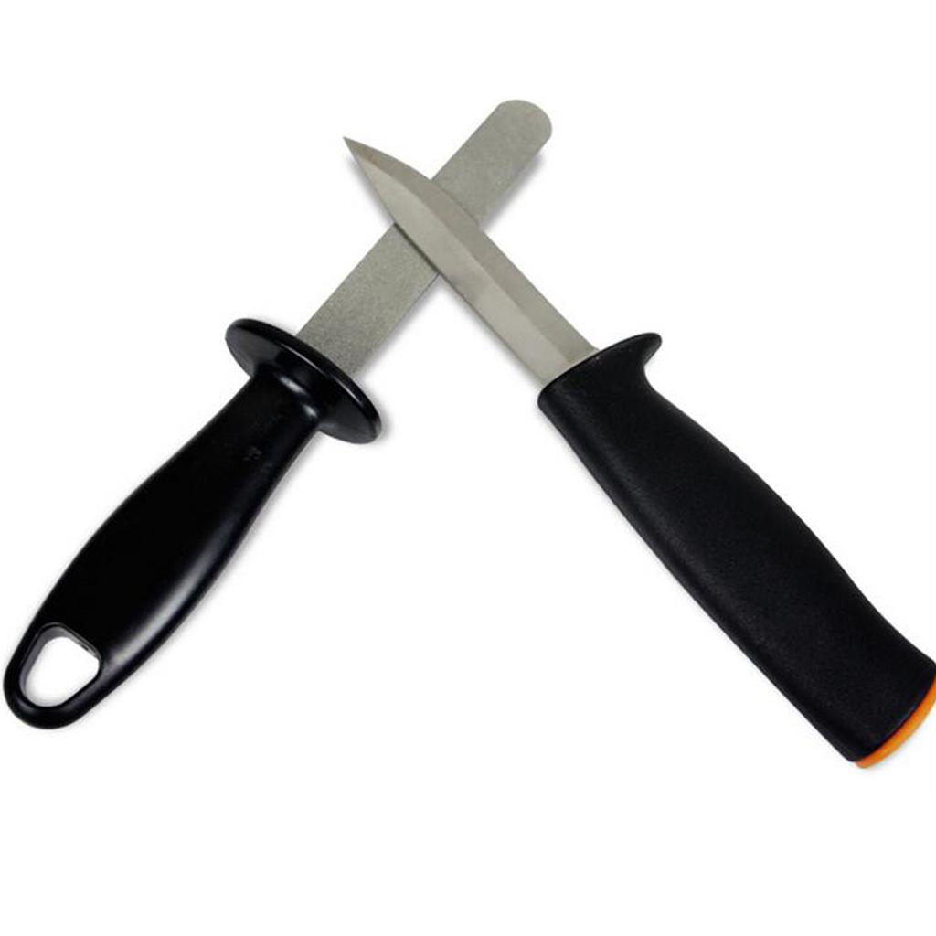 Portable Kitchen Tool Double Sided Diamond Sharpening Sharpener 400# 200#