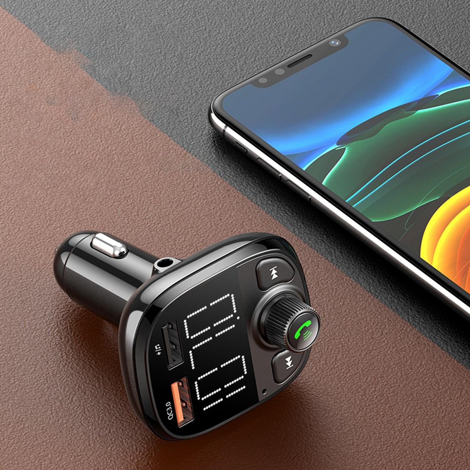 Car FM Transmitter 2 USB Port Support TF Card MP3 Player