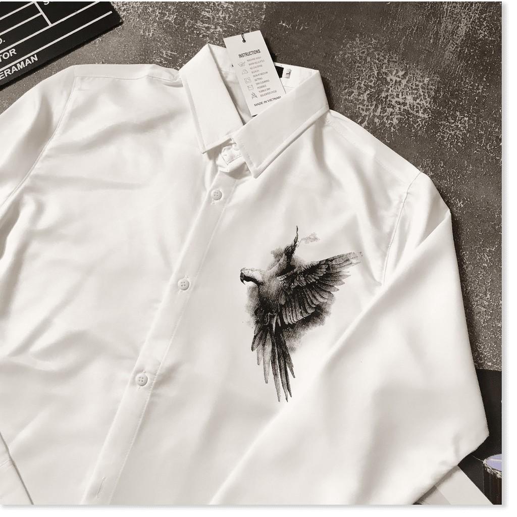 ÁO SƠ MI DÀI TAY NAM HOẠ TIẾT CỰC ĐẸP BẢNH BAO CHO CÁC BẠN KME FASHION