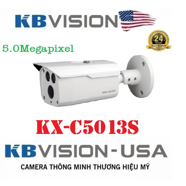 Camera 4in1 Hồng Ngoại 5MP KBVISION KX-C5013S-hàng chính hãng